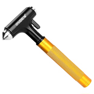 德国汽车逃生锤破窗神器安全锤车用消防铝合金应急敲玻璃锤爆破锤