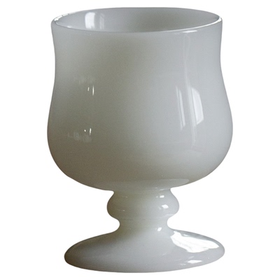 冰种玉瓷主人杯高足茶盏酒杯璞玉