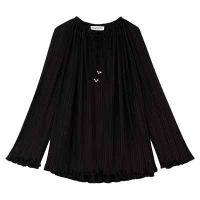 LANVIN浪凡女士抽绳简约衬衫