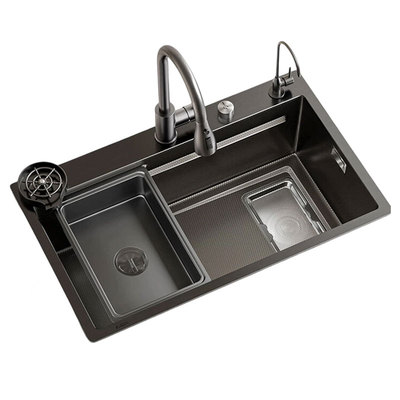 【特厚5MM】厨房水槽大单槽