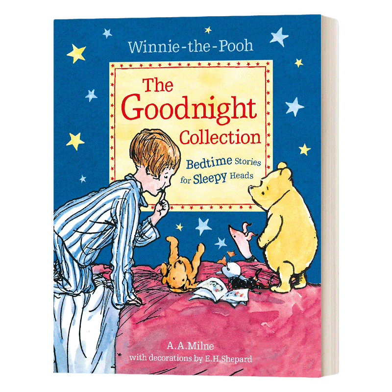 英文原版 Winnie-The-Pooh The Goodnight Collection Bedtime Stories for Sleepy Heads 小熊维尼睡前故事全集 英文版进口英语书