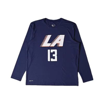 快船队LA13保罗乔治弹力速干长袖
