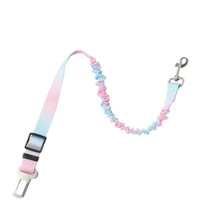 狗狗安全带车载安全扣弹力牵引绳可调节小狗坐车神器边牧比熊专用