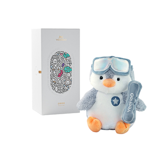 英氏企鹅玩偶毛绒玩具婴儿学说话1岁宝宝安抚益智周岁新年礼物