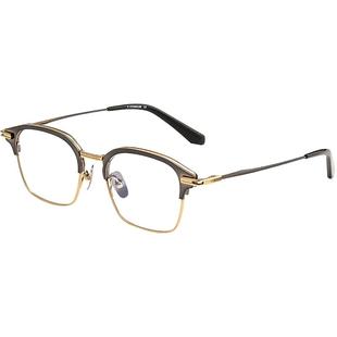 纯钛老花镜男士郭富城同款大框大脸老人高清75度防蓝光老花眼镜男