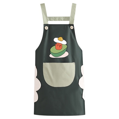 防水防油家用厨房背带围裙