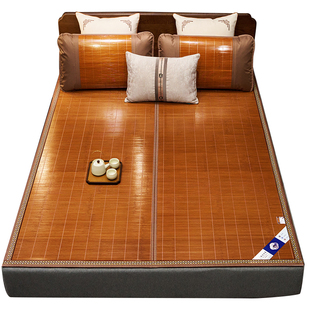 凉席学生宿舍单人竹席90X190席子夏季冰丝草席双面冬夏两用折叠