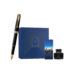 【生日礼物】PARKER/派克钢笔卓尔磨砂黑杆金夹墨水笔乘风而起礼盒装高档商务办公送礼钢笔签字笔刻字