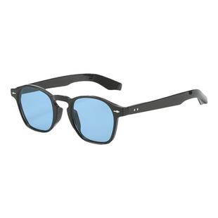 权志龙同款日系灰小众复古墨镜可配度数男士嘻哈风太阳镜防紫外线