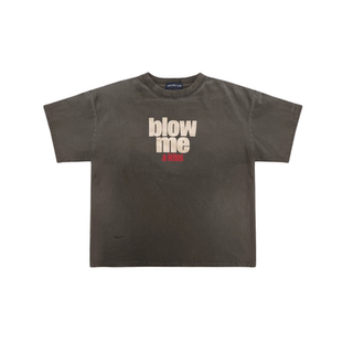 Grailz韩国小众潮牌水洗做旧短袖高街VIBE风美式宽松休闲男女T恤