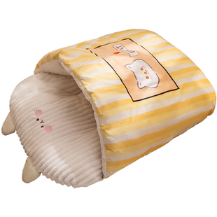 猫窝冬加厚猫咪睡袋冬季保暖四季通用猫床宠物棉寒冬猫咪睡窝加厚