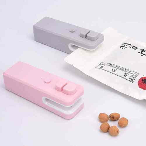 封口机小型家用手压式塑封机充电迷你热缩膜打包机食品塑料便携式