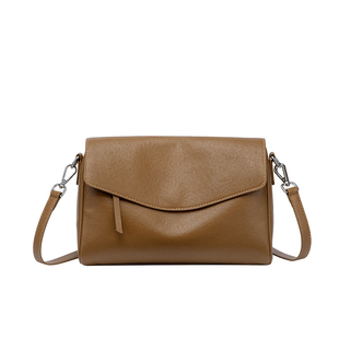 三八节妇女礼物真皮斜挎包女包2026新款头层牛皮女士大容量腋下包