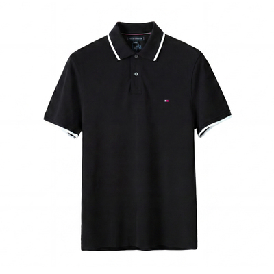 【自营】TOMMY HILFIGER汤米男士合身版型短袖POLO衫商务T恤上衣