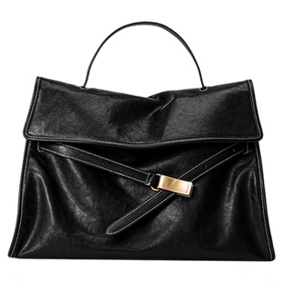 Timelover步履公文包女高级感商务单肩包男通勤大容量包包新款