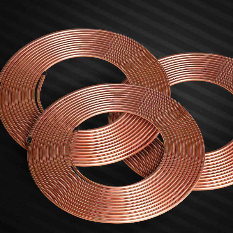 现货供应TP2紫铜管 脱氧紫铜盘管 F22 R410A冷媒空调高纯管件