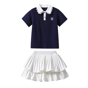 小学生校服夏装英伦学院风纯棉儿童班服夏季套装幼儿园园服毕业服