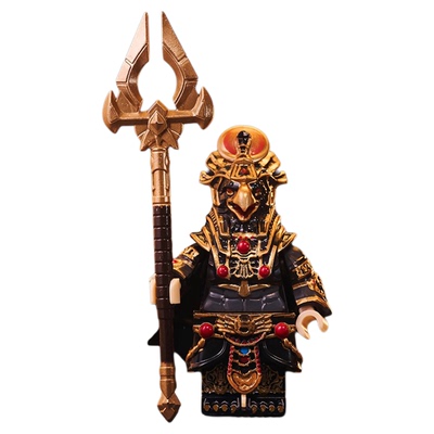 太阳神拉埃及神话拼装收藏品积木