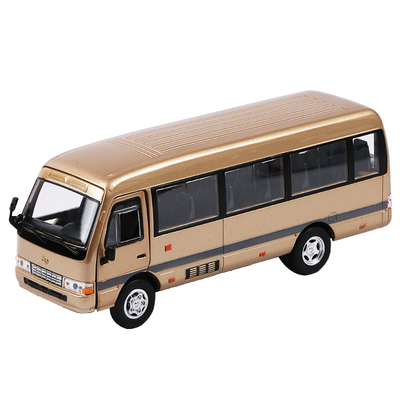 考斯特玩具模型回力公交巴士客车