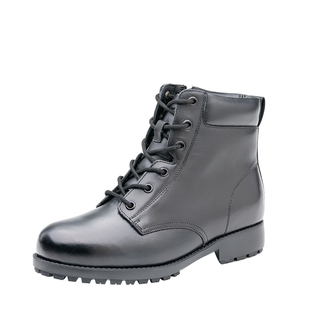 江苏玉人冬季牛皮棉皮鞋纯羊毛保暖内里高帮橡胶防滑底雪地鞋