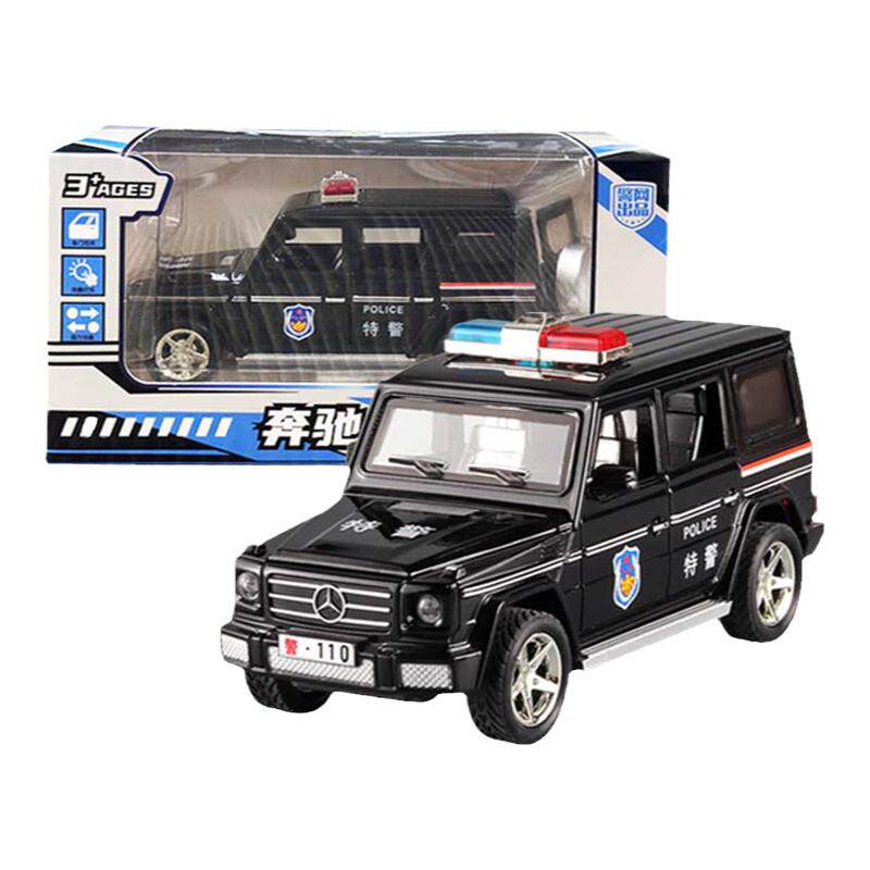 警网优选JWCP合金110奔驰大G警车