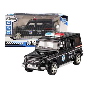 警网优选JWCP合金110奔驰大G警车