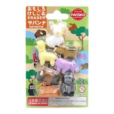 IWAKO岩泽可爱儿童趣味拼插橡皮
