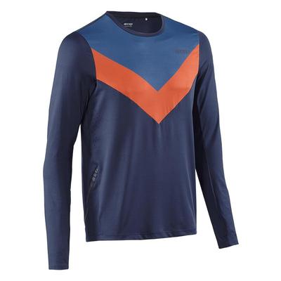 2022秋冬新款长袖男拼色速干衣