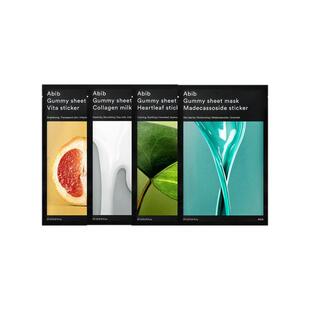 韩国abib阿彼芙弱酸性面膜口香糖鱼腥草积雪草水库补水维稳贴片