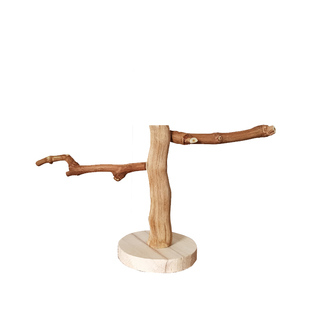 鹦鹉秋千站架小鸟站架树枝鸟架玄凤玩具架子鹦鹉站架桌面鸟架站架