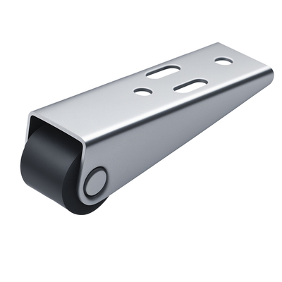 门导轨平推伸缩轮静音万向支撑