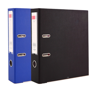 得力快劳夹a4打孔文件夹2寸3寸办公资料收纳夹活页插页2孔文件夹