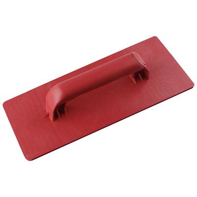 红色泥工灰板抹灰抹泥刀