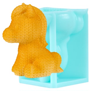 猪皮冻模具家用食品级硅胶马年熬肉皮冻八宝饭的透明立体定型磨具