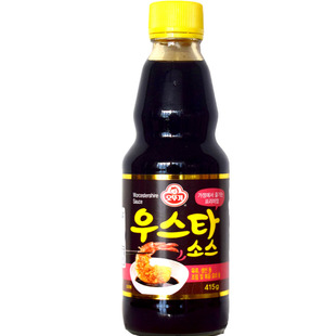 韩国进口不倒翁炸鸡酱猪排乌斯塔酱炸虾猪排炸蔬菜蘸料海鲜汁415g