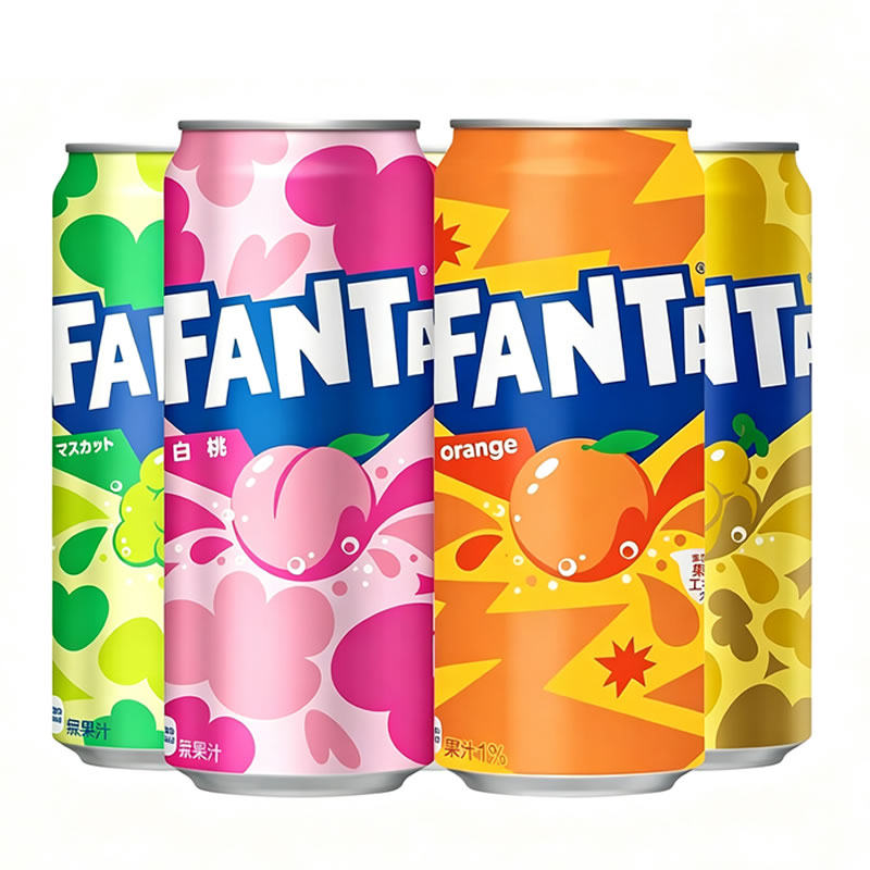 日本进口可口可乐FANTA芬达碳酸饮料