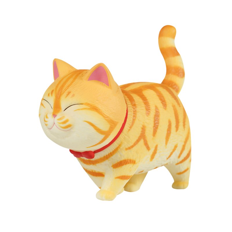 手办喵喵摇摆件大橘mini猫铃铛