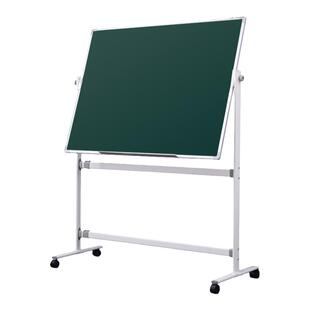 齐富美观稳重白板写字板加厚椭圆管支架式安全防撞办公会议室双面移动画板白绿板儿童学习移动小黑板家用教学