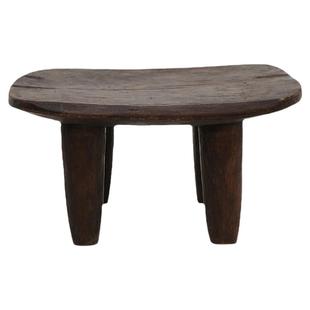 Roomology非洲原版进口塞努福整木手工雕刻牛奶凳椅茶几侘寂家具