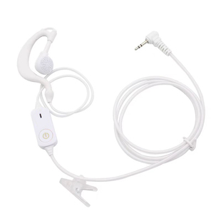 迷你对讲耳机通用t头2.5mm对讲小机耳 耳机线适配匠克卡脉中晨K头