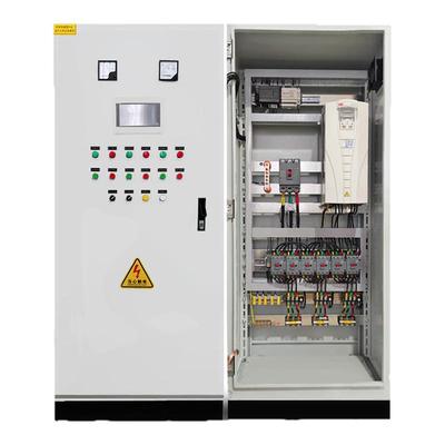 定制控制柜变频器恒压供水成套水泵电气电柜启动PLC动力柜配电箱