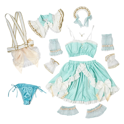 【clearstone】日牌恩娜子20周年女仆短款Cosplay日系薄荷绿正版