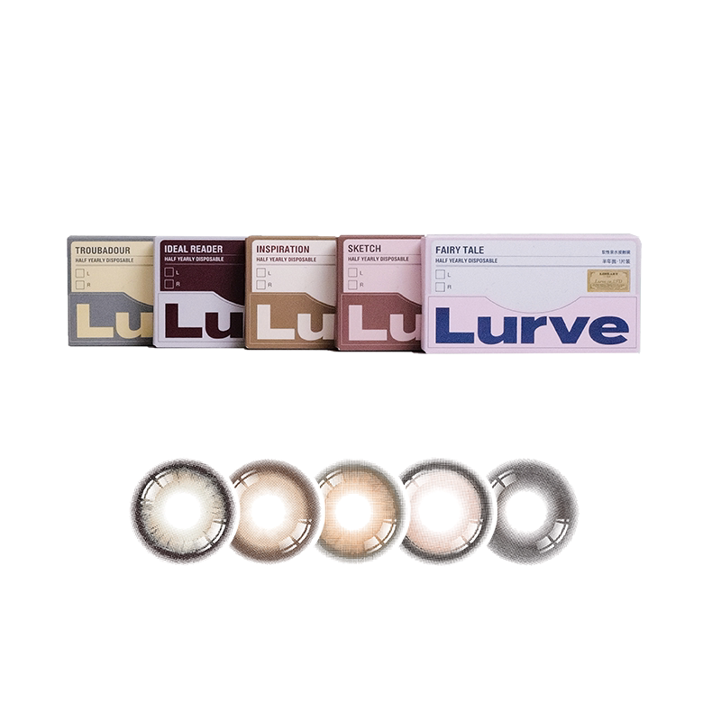【热销推荐】Lurve美瞳半年抛1副近视隐形眼镜波子汽水自然明眸