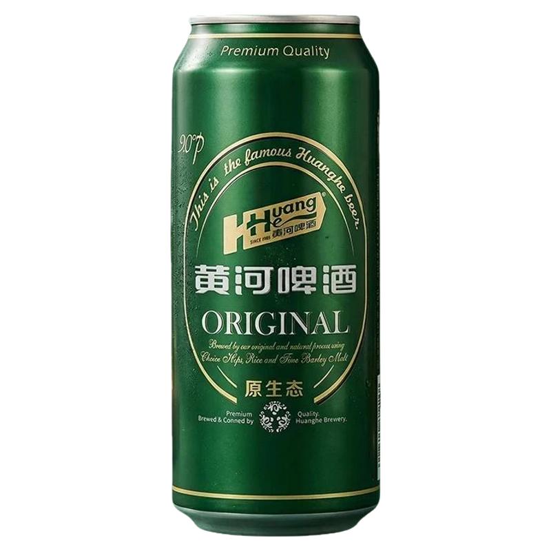 黄河啤酒原生态500ml*12听