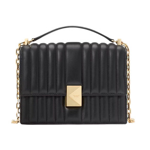 Kate spade 2025全新DECO系列绗竖纹缝链条包Madison beer同款