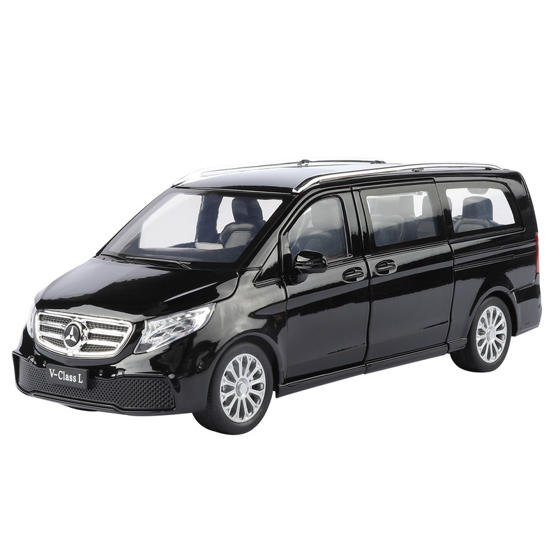 124奔驰V260L商务车合金模型车