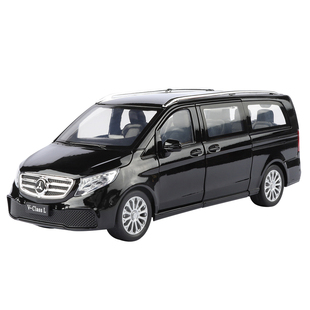 1:24奔驰V260L商务车模型仿真合金MPV保姆车收藏摆件儿童玩具汽车