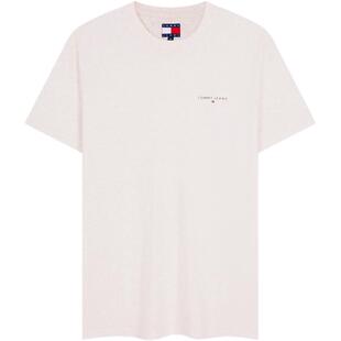 【纯色纯棉】Tommy春夏男装平纹针织宽松短袖/修身圆领打底衫T恤