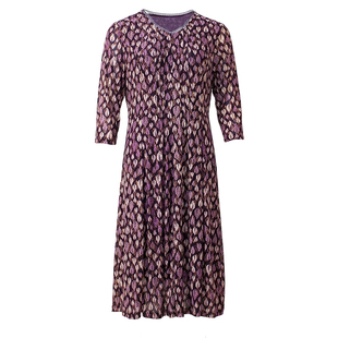 贝特如连衣裙淑女妈妈装花裙子秋季气质优雅洋气减龄舒适长裙ES