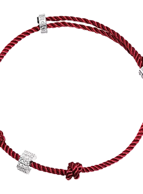 APMMonaco滑环红色手绳七夕礼物